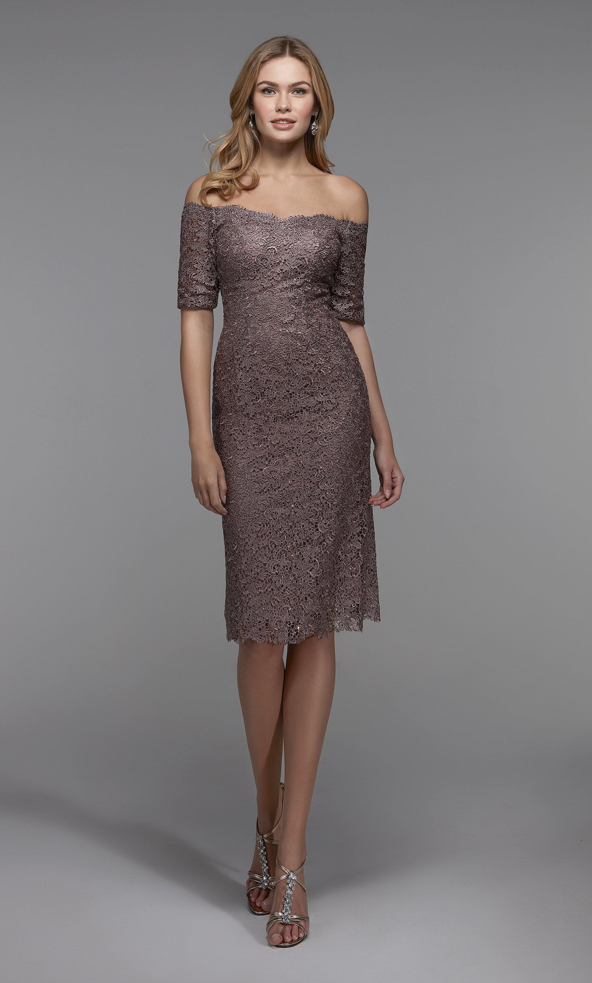 gray cocktail dress